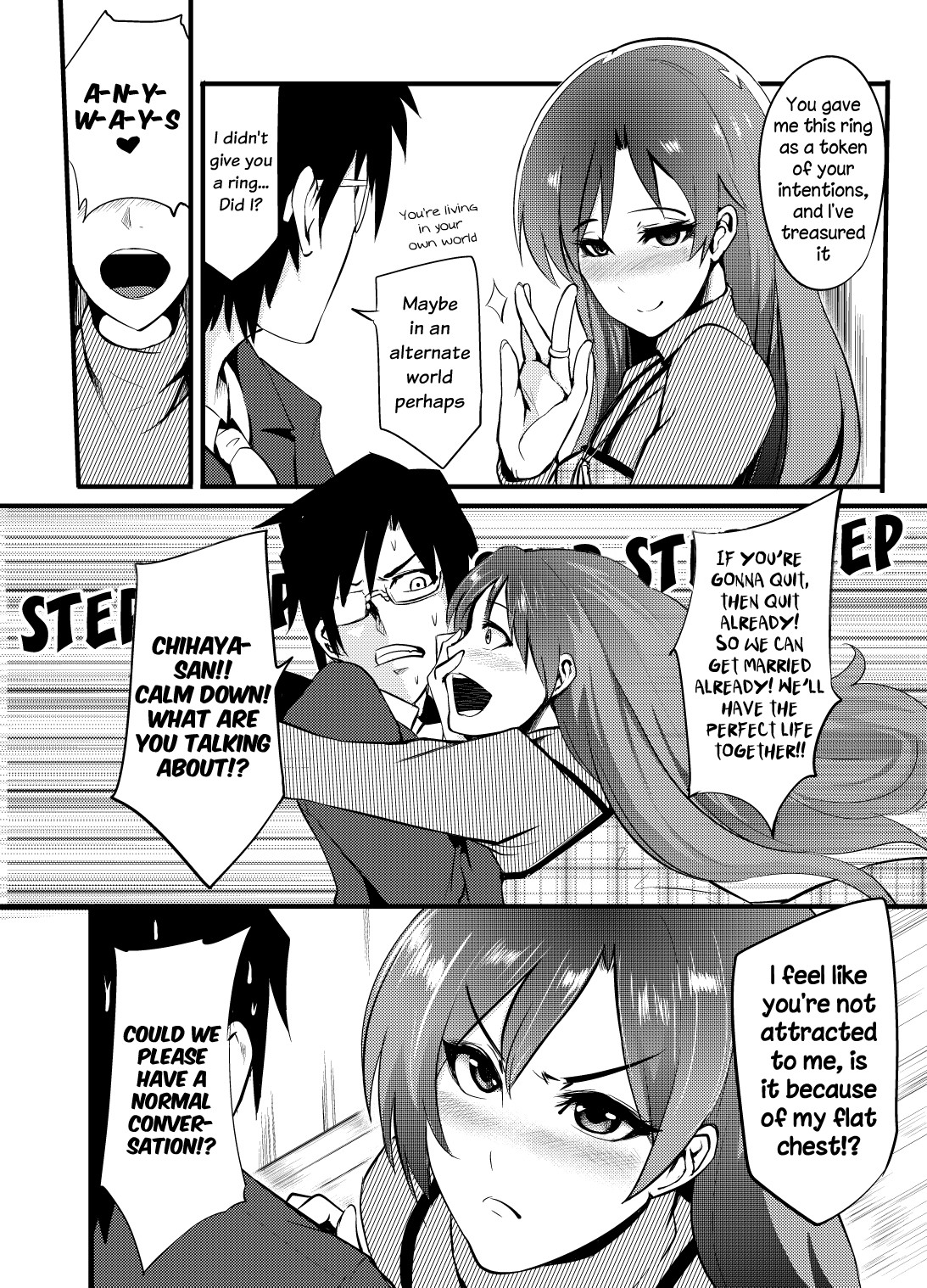 Hentai Manga Comic-THEYANDEREM@STER -Chihaya Edition--Read-5